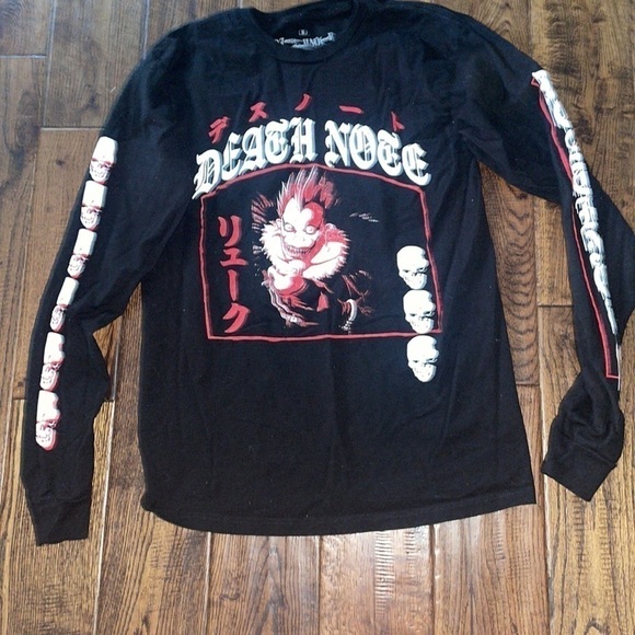 Death Note Ryuk Skull Long-Sleeve T-Shirt - Picture 2 of 4
